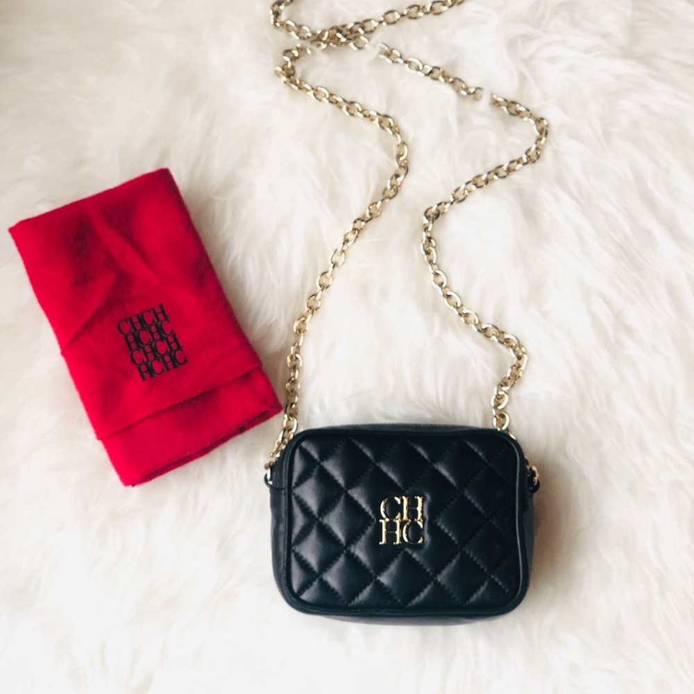 Carolina Herrera Mini Cross Body With Dust Bag